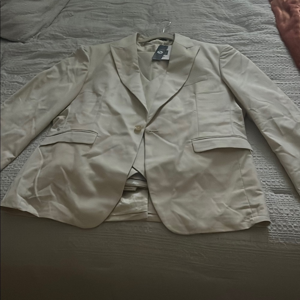 Amazon Cream Sport Coat Lightweight Blazer